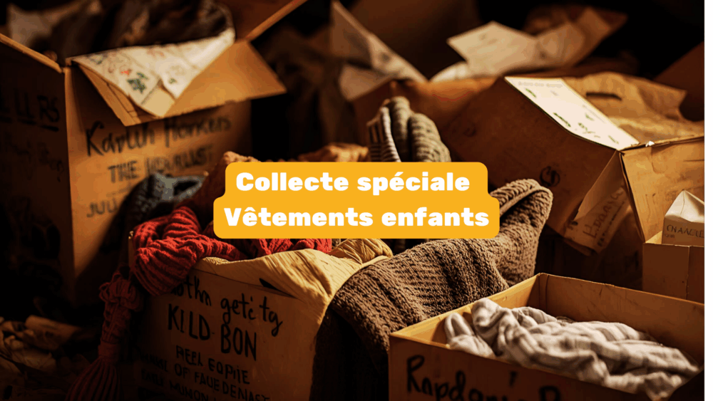 Collecte de vêtements enfants