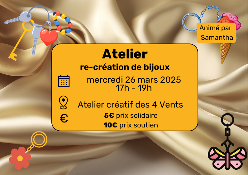 Atelier bijoux du 26 mars 2025