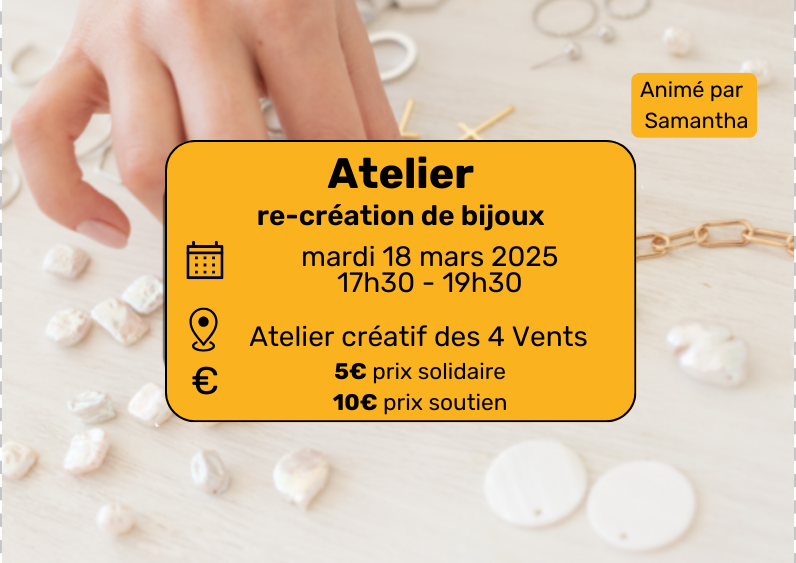 Atelier bijoux du 18 mars