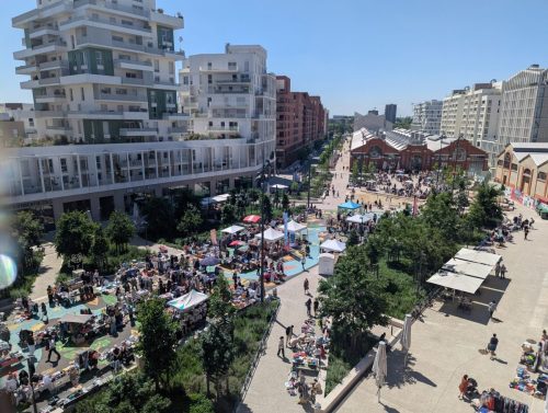 Vue aérienne Vide Greniers 2025 Cartoucherie